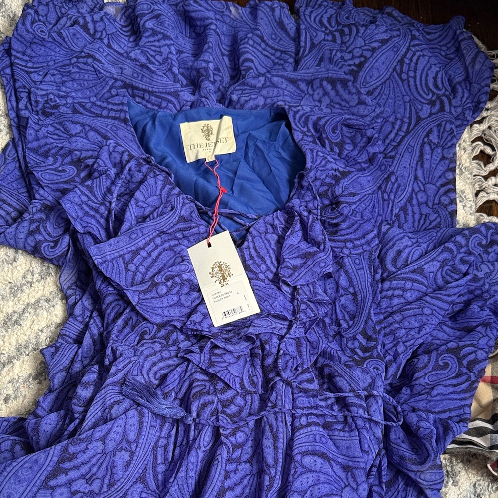 NWT The Jetset Diaries Royal Blue High-Low Dress - Picture 7 of 9